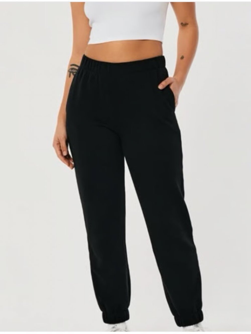 Hollister Black High-Rise Sweatpants